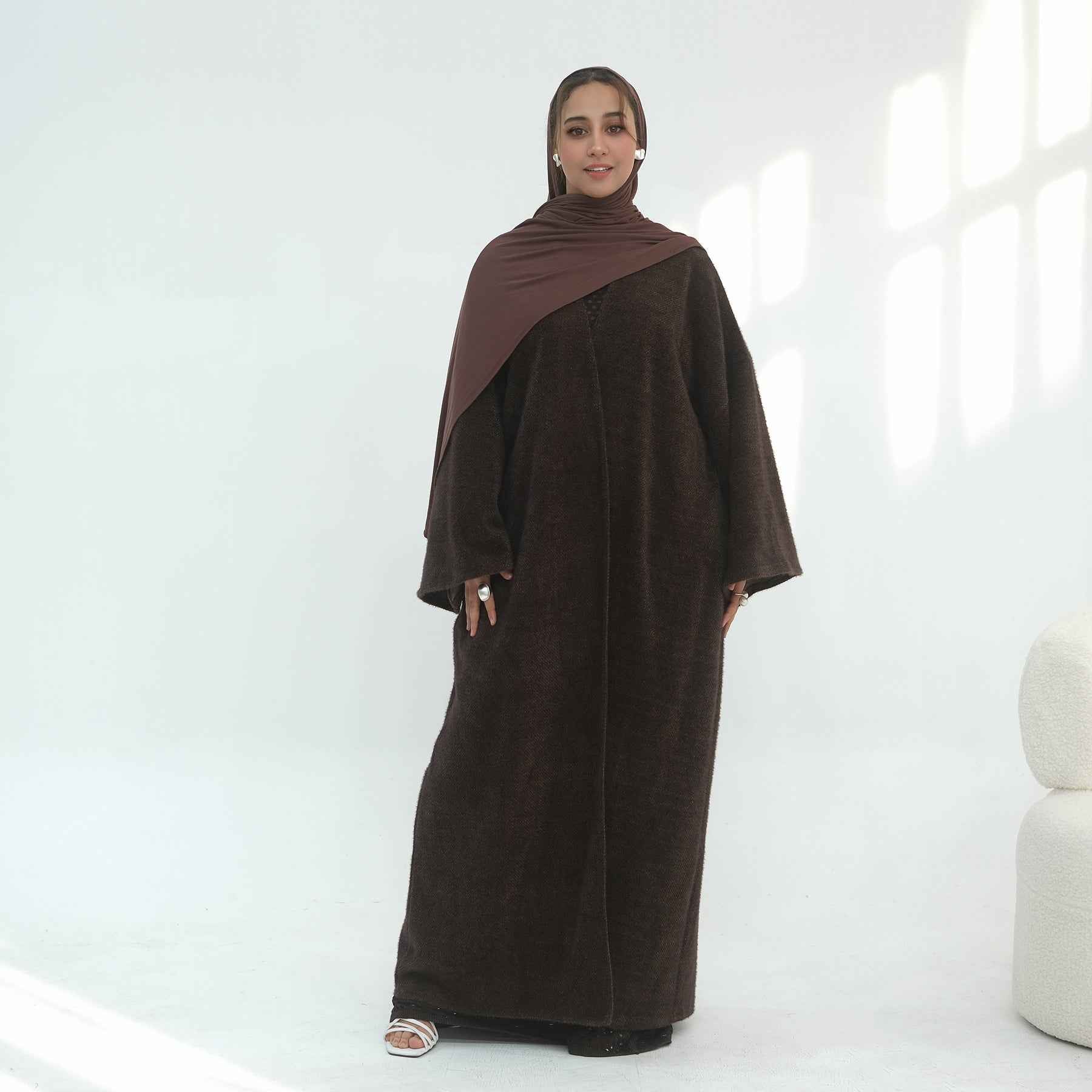 Waterfall Maxi Overcoat - Dark Coffee