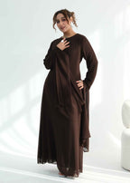 Huda Dress - Dark Brown