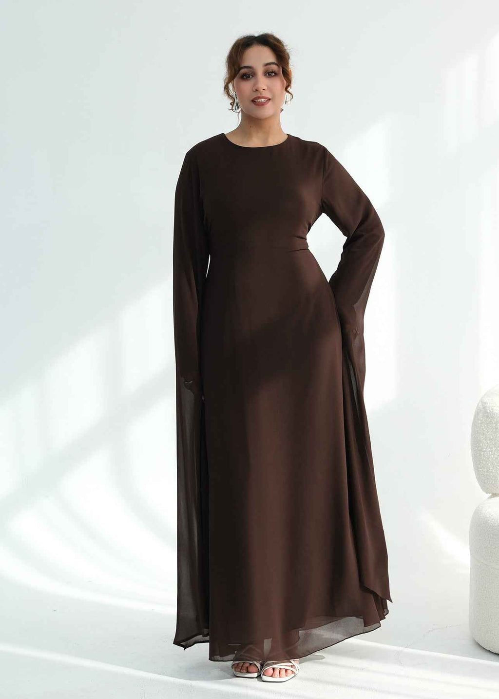 Huda Dress - Dark Brown