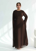 Huda Dress - Dark Brown