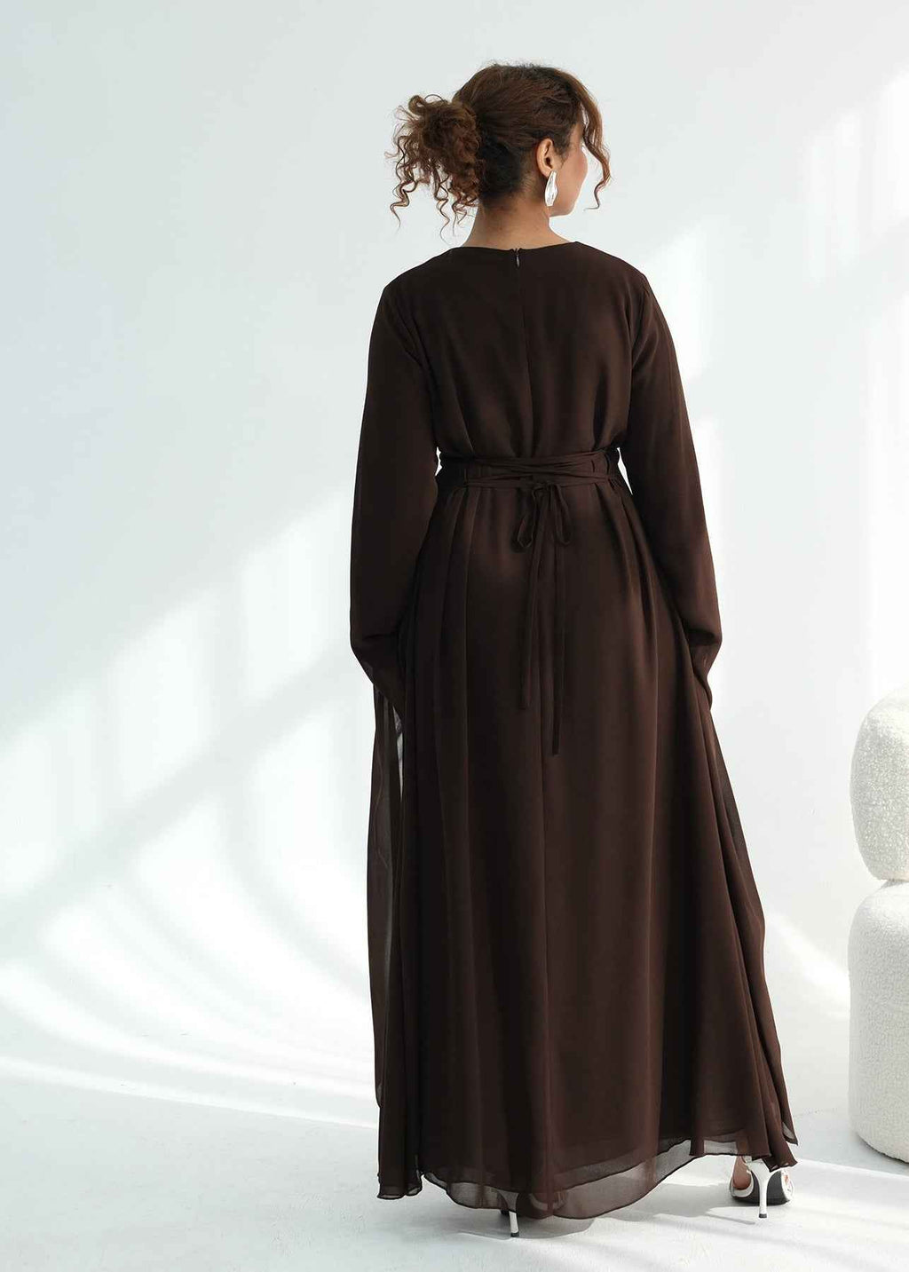 Huda Dress - Dark Brown