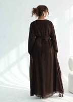 Huda Dress - Dark Brown