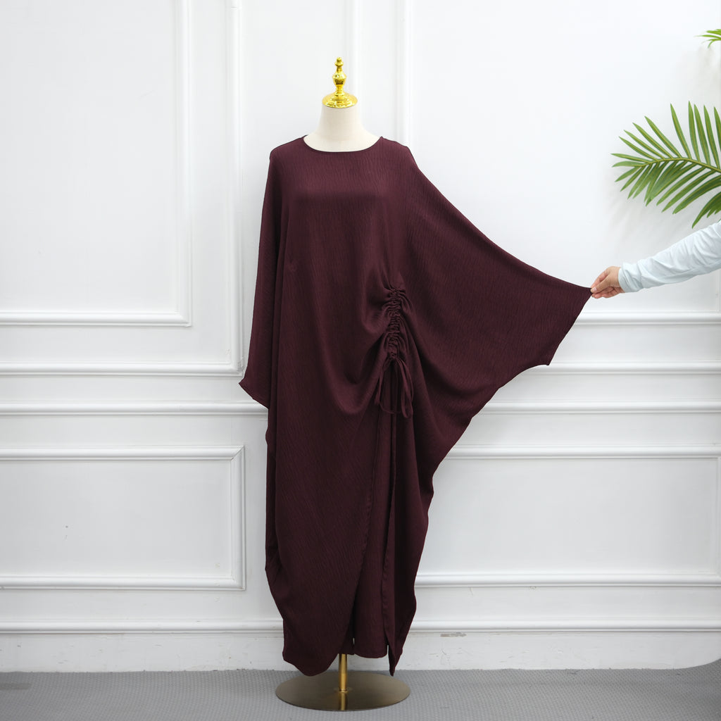 Inaya Batwing Set - Maroon
