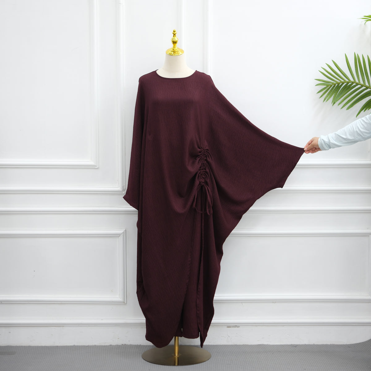Inaya Batwing Set - Maroon