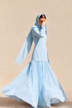 The Malika Celestial Gown - Blue