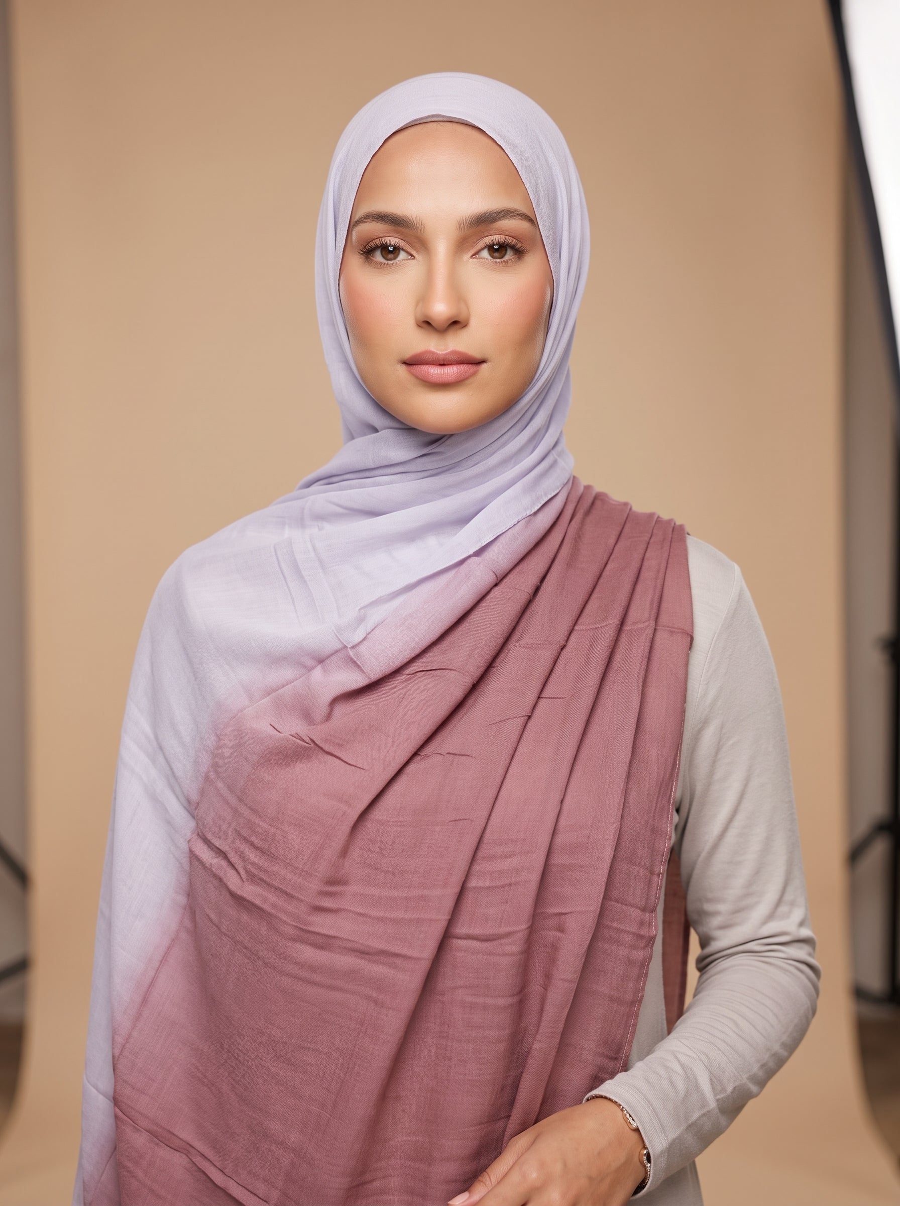 Dusk to Dawn Premium Ombre Modal Hijab