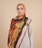 Autumn Ember Printed Modal Hijab
