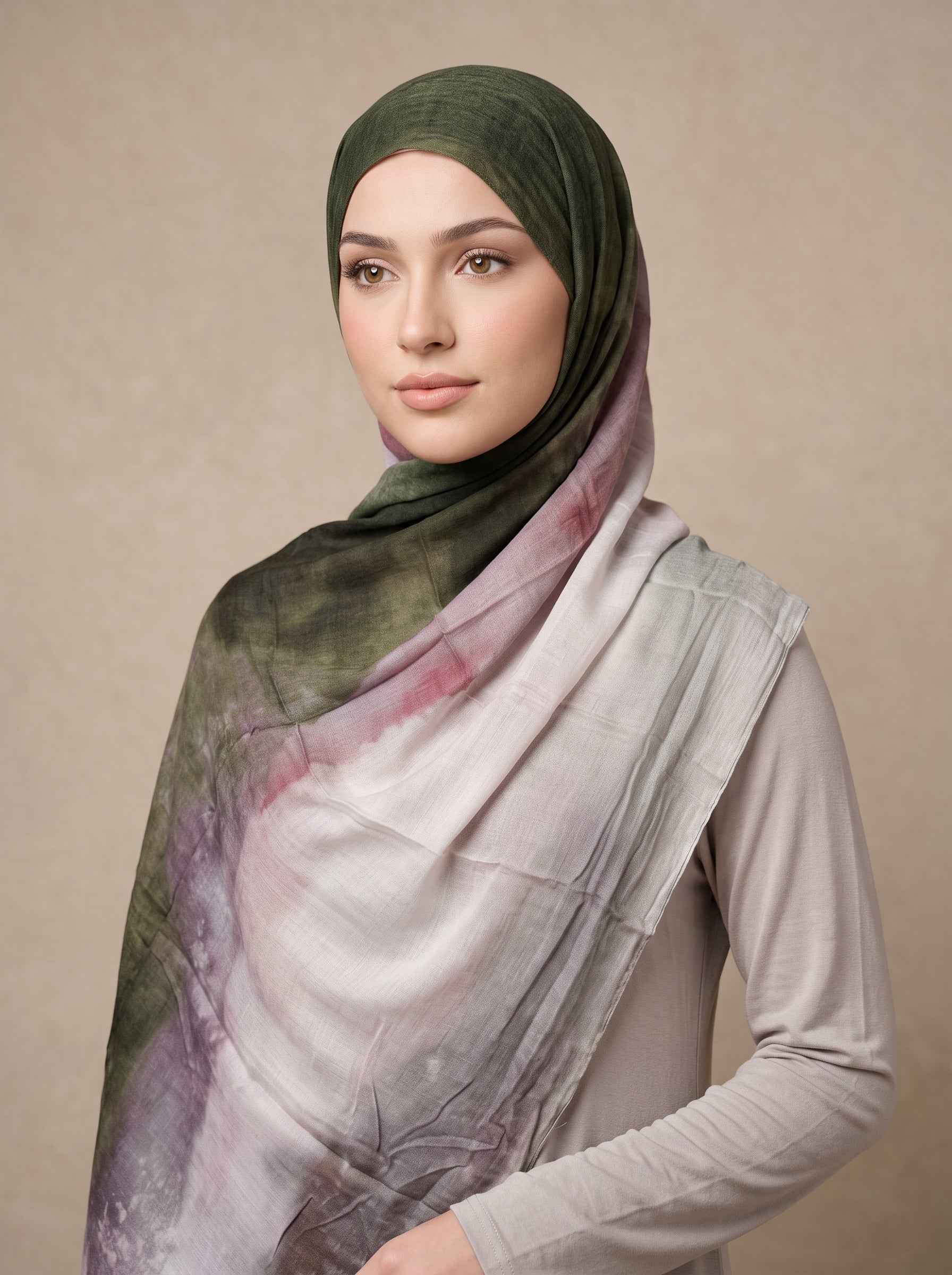 Morning Dew Printed Modal Hijab (Copy)