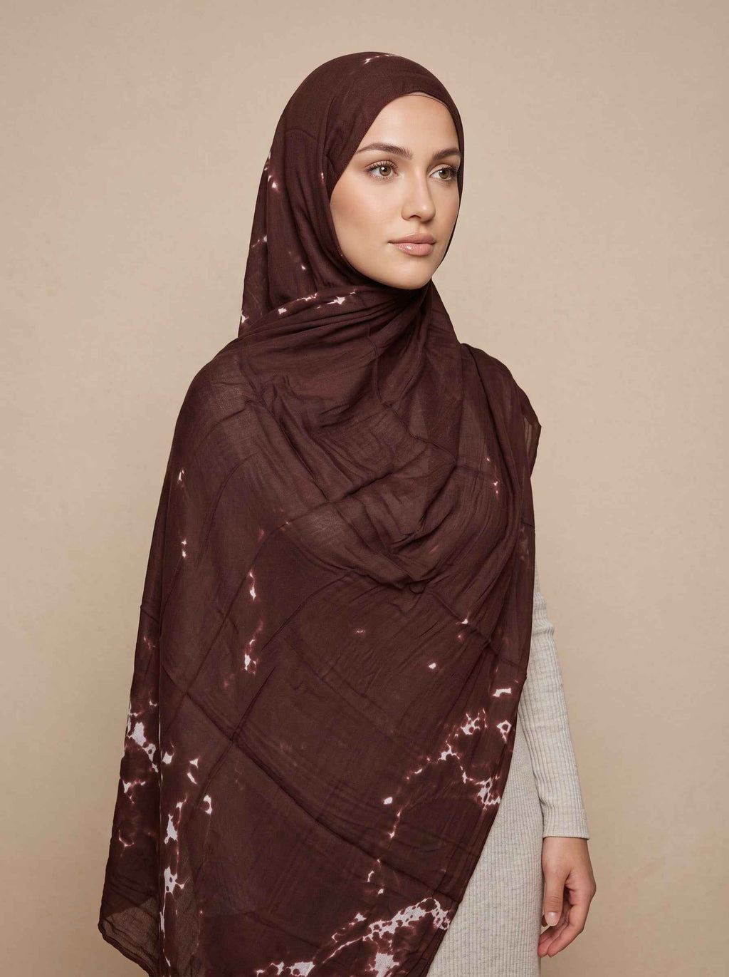 Batik Bronze  Printed Modal Hijab (Copy)