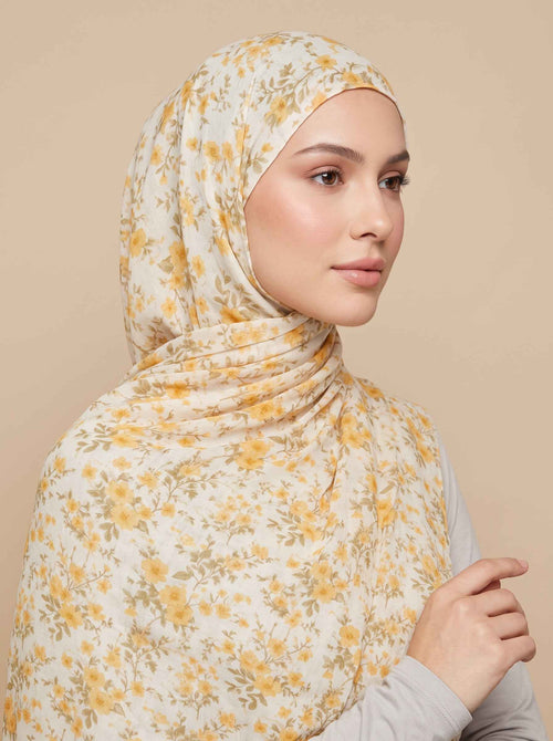 Daisy Daydreams Printed Modal Hijab (Copy)