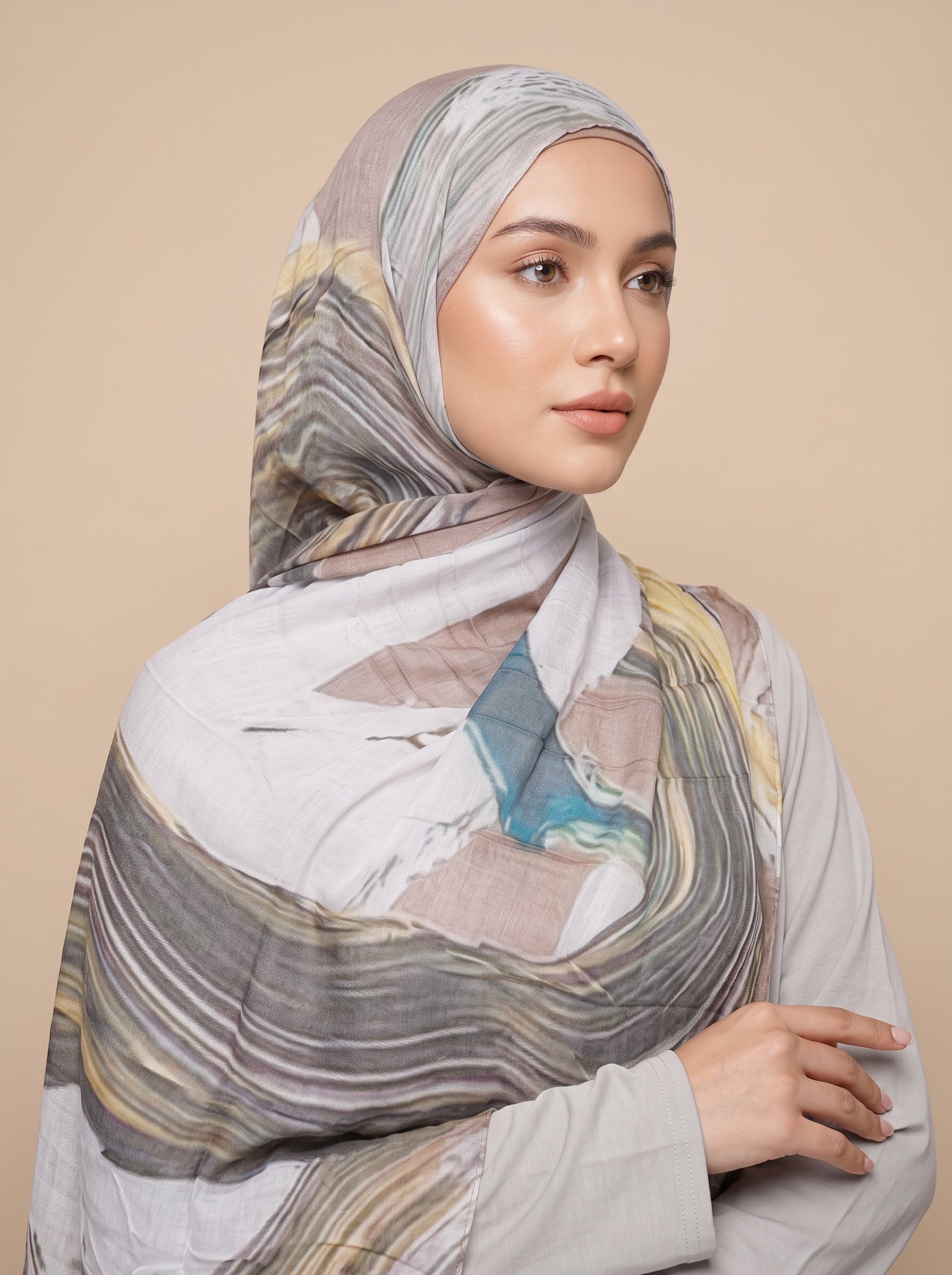 Canyon Dusk  Printed Modal Hijab