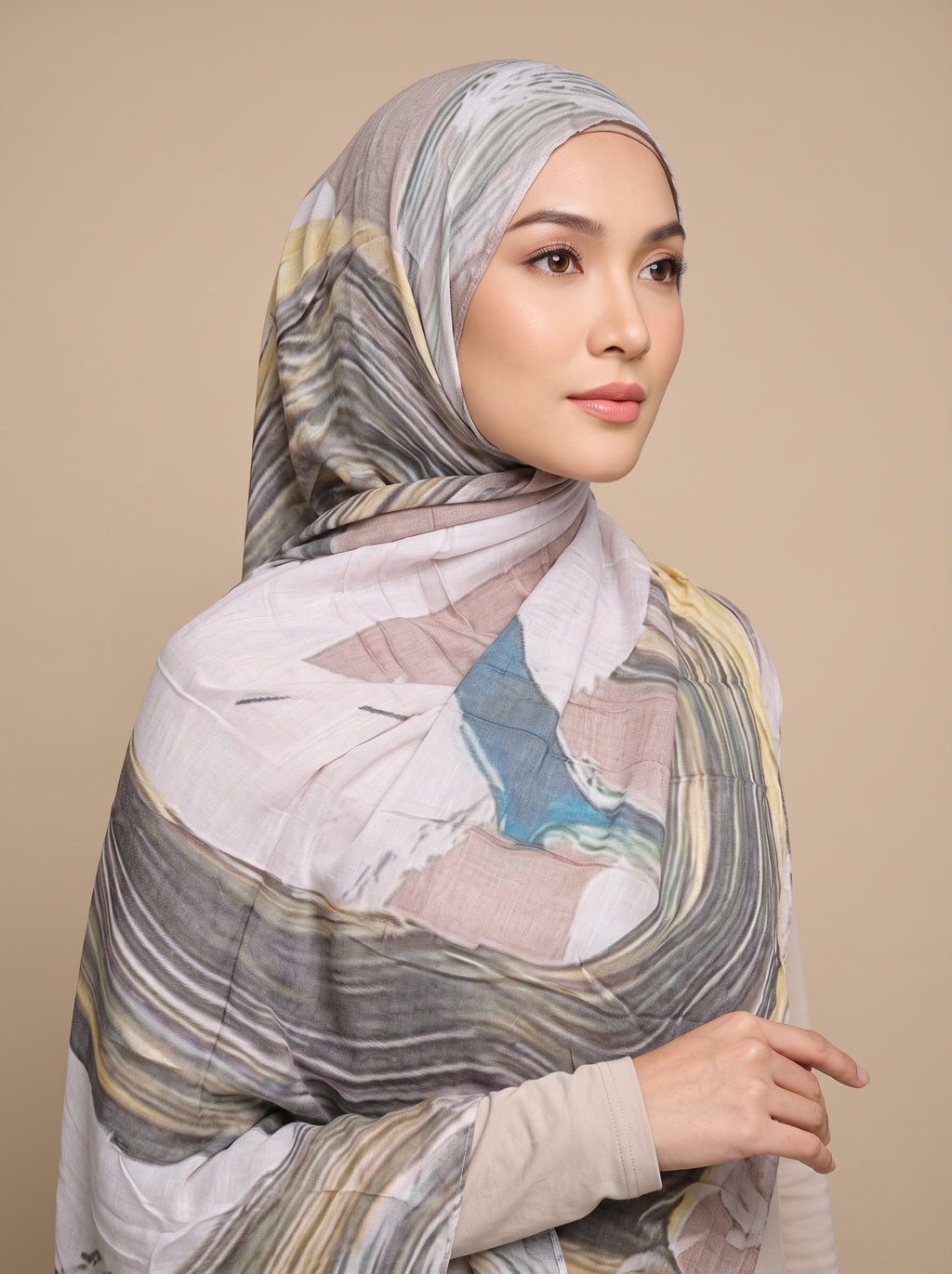 Canyon Dusk  Printed Modal Hijab