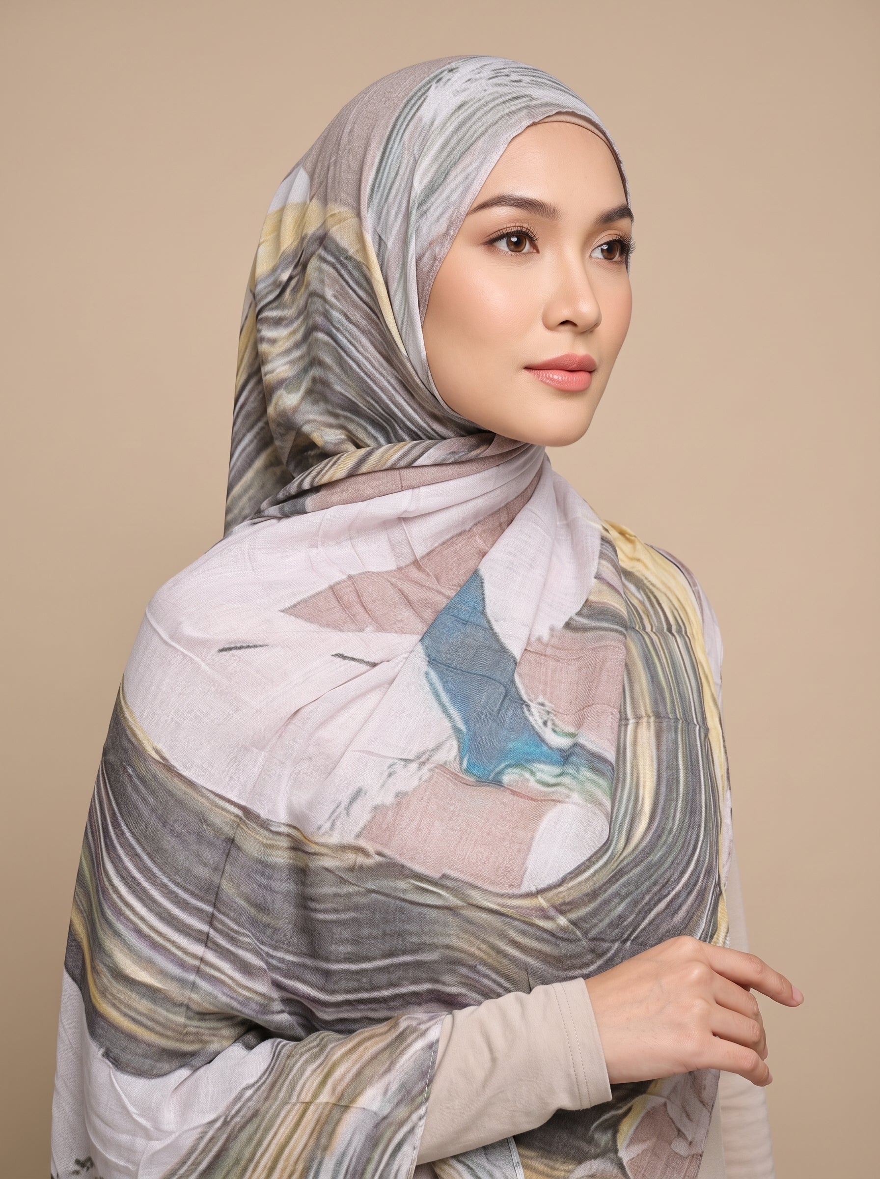 Canyon Dusk  Printed Modal Hijab
