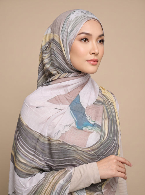Canyon Dusk  Printed Modal Hijab