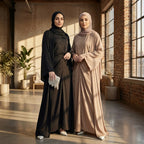 Mahnoor Dubai Abaya Set - Black
