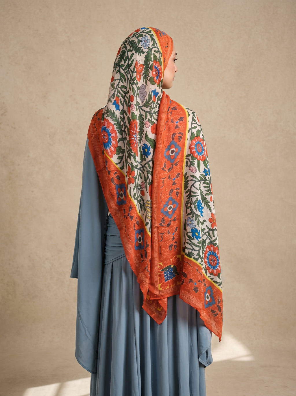 Amber Garden Printed Modal Hijab