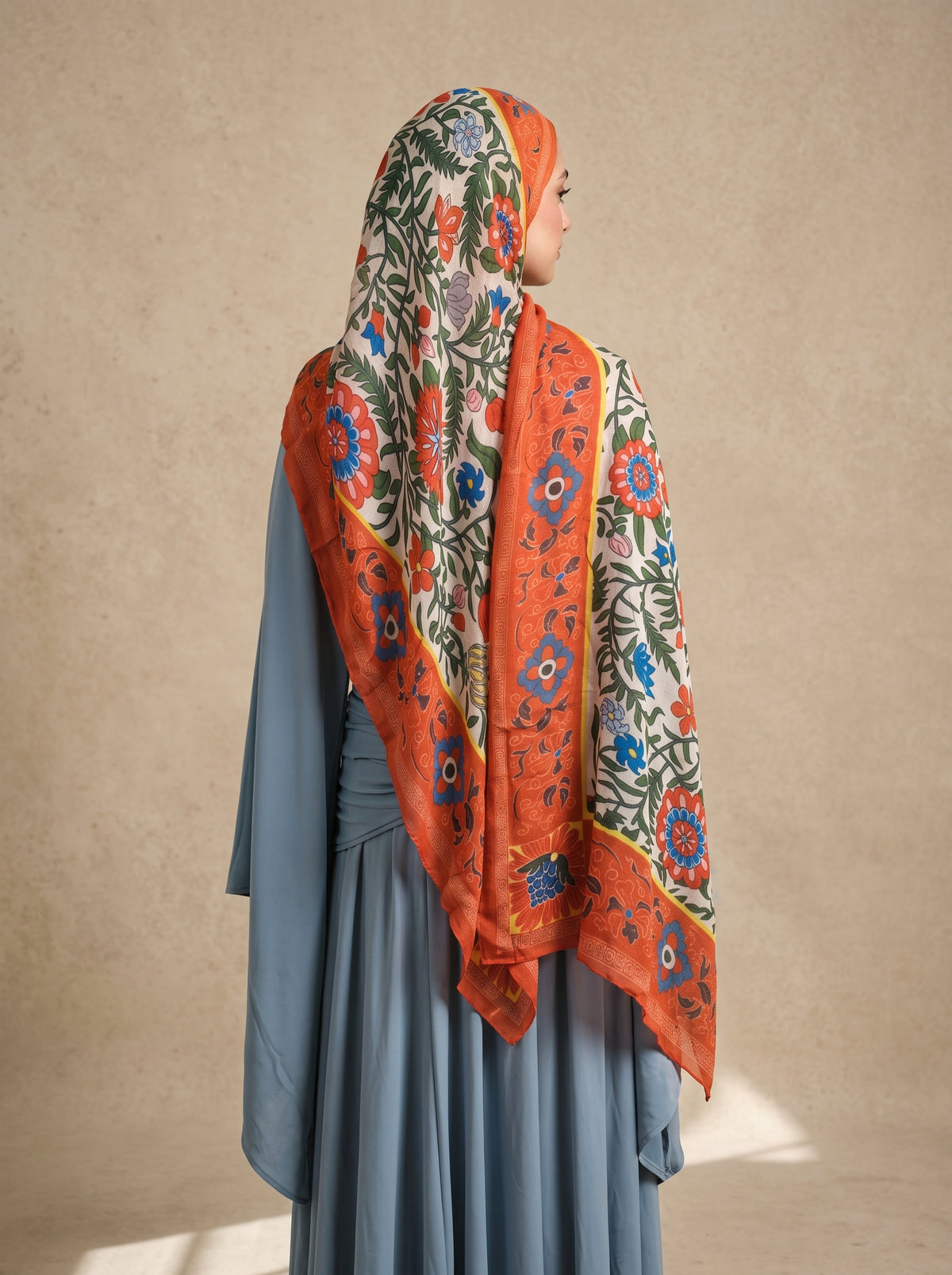 Amber Garden Printed Modal Hijab