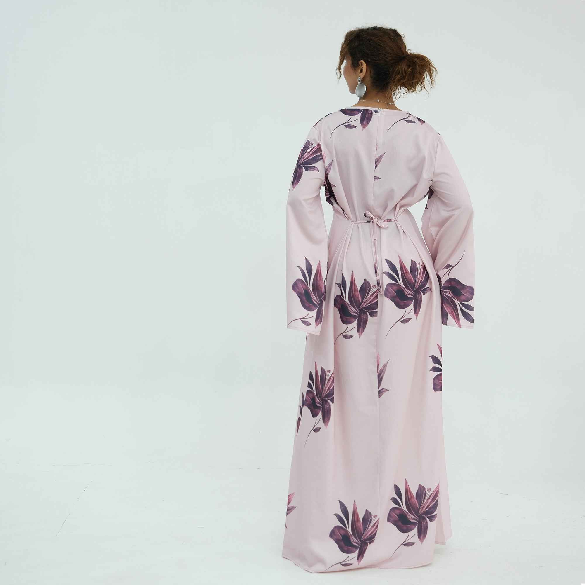 Sidra Bloom Maxi Dress – Blush Pink
