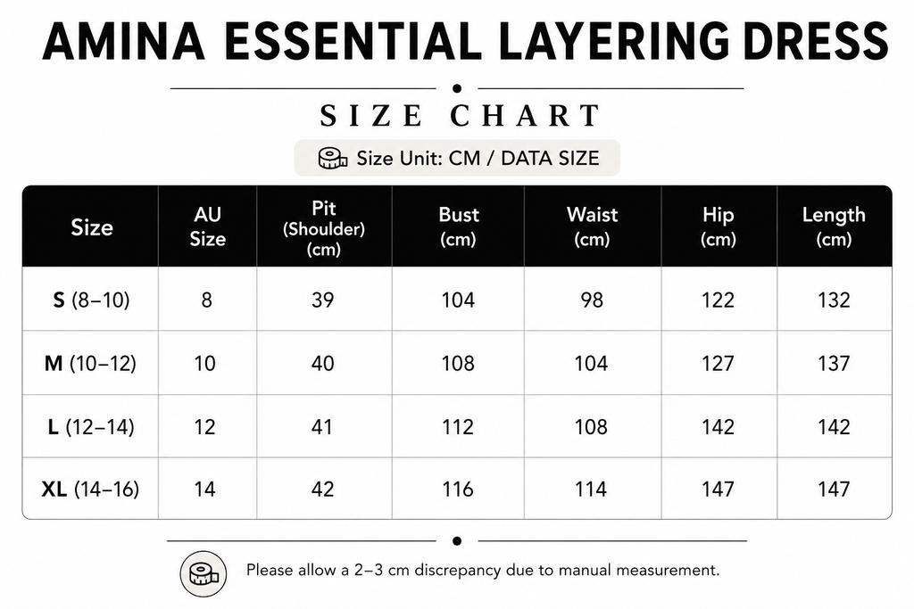 Amina Essential Layering Dress