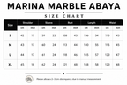 Marina Marble Abaya