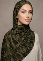 Military Print Printed Jersey Hijab (Copy)