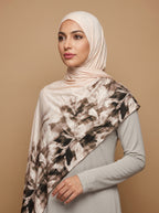 Monochrome Dream Printed Jersey Hijab
