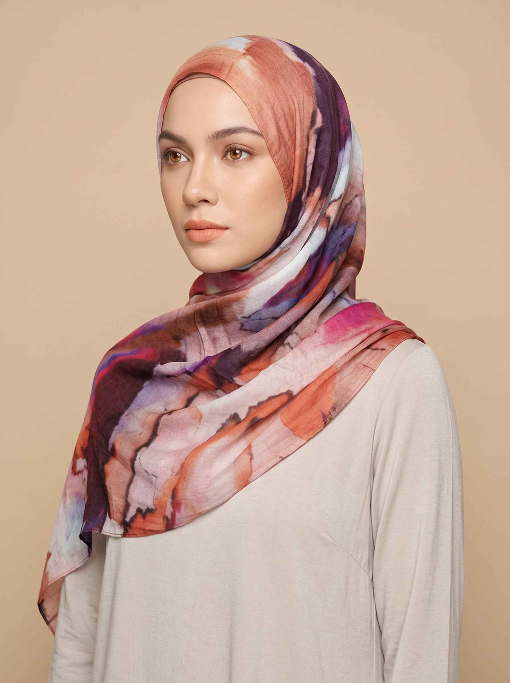 Mystic Blend  Printed Modal Hijab (Copy)