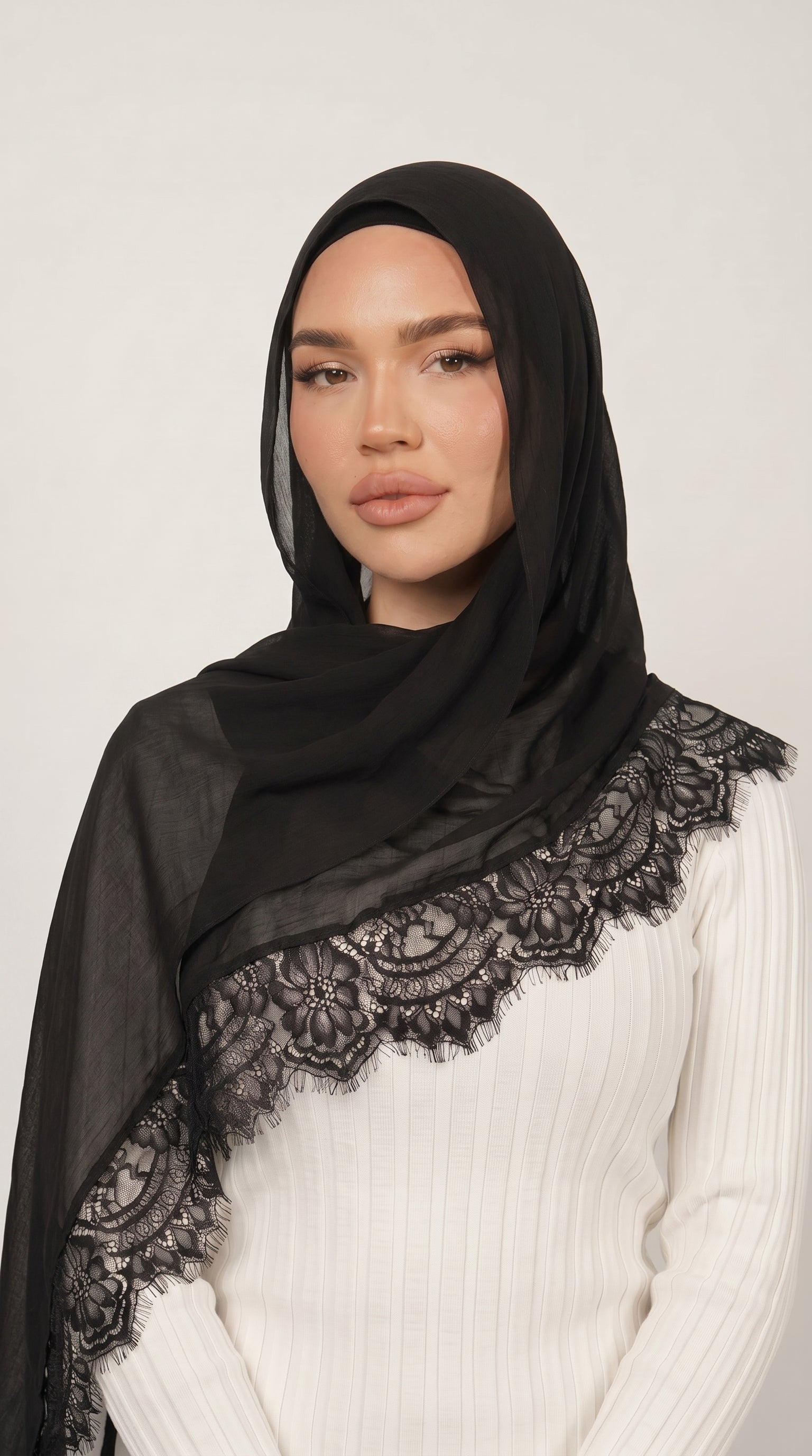 Nightfall Lace Modal HIjab