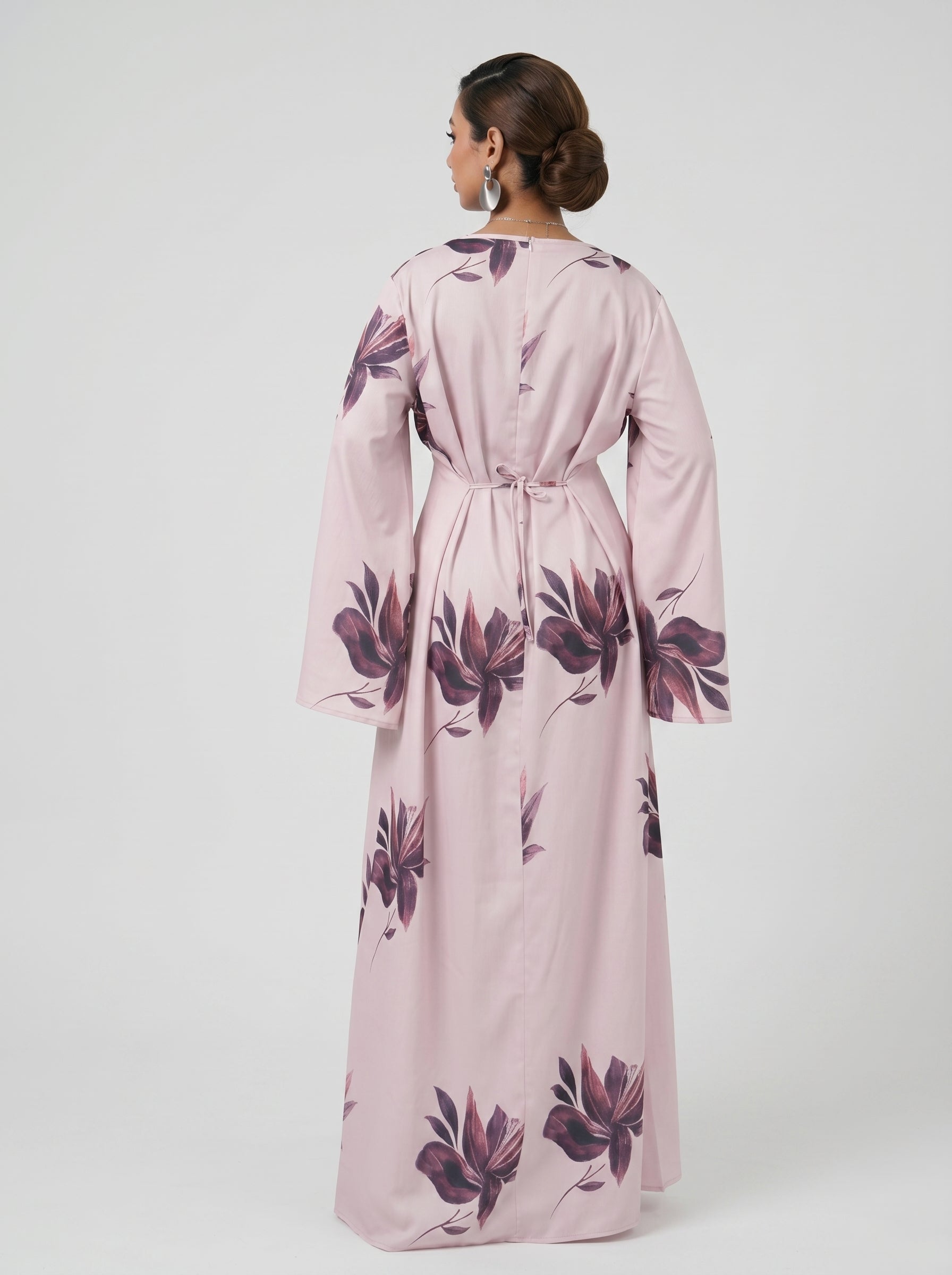 Sidra Bloom Maxi Dress – Blush Pink