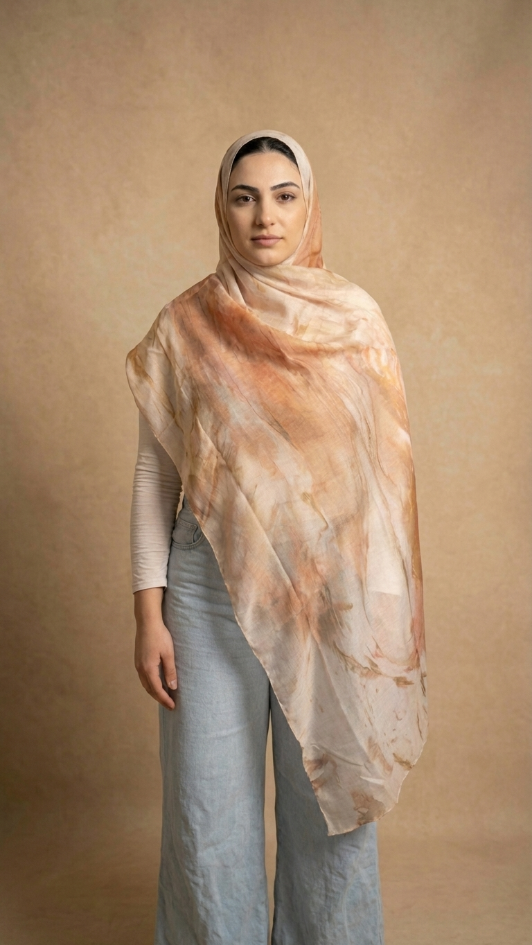 Honey Marble Printed Modal