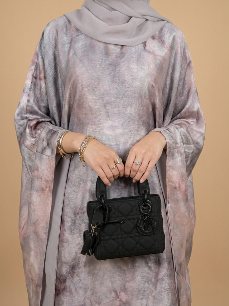 Laiba Luxe Tie-Dye Kaftan