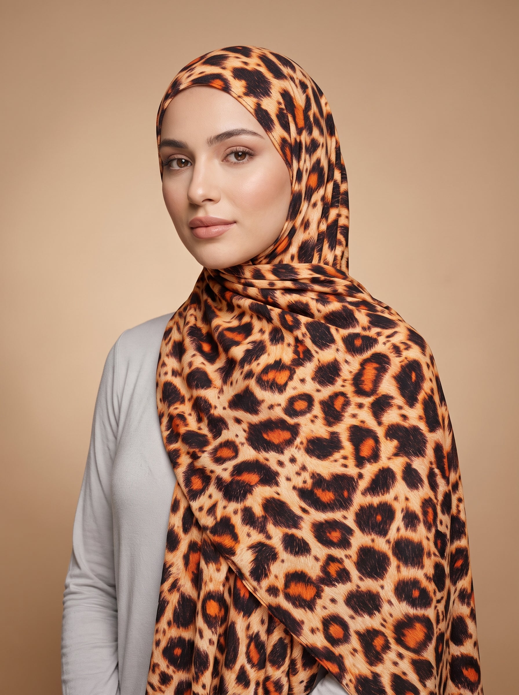 Roar & Radiance Printed Jersey Hijab
