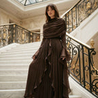 The Hoor Majesty Gown - Chocolate Brown