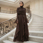 The Hoor Majesty Gown - Chocolate Brown