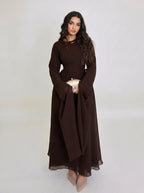 Huda Dress - Dark Brown