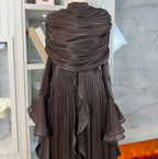 The Hoor Majesty Gown - Chocolate Brown