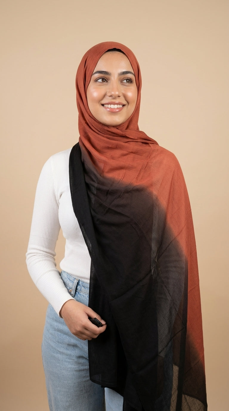 Copper Canyon Premium Ombre Modal Hijab