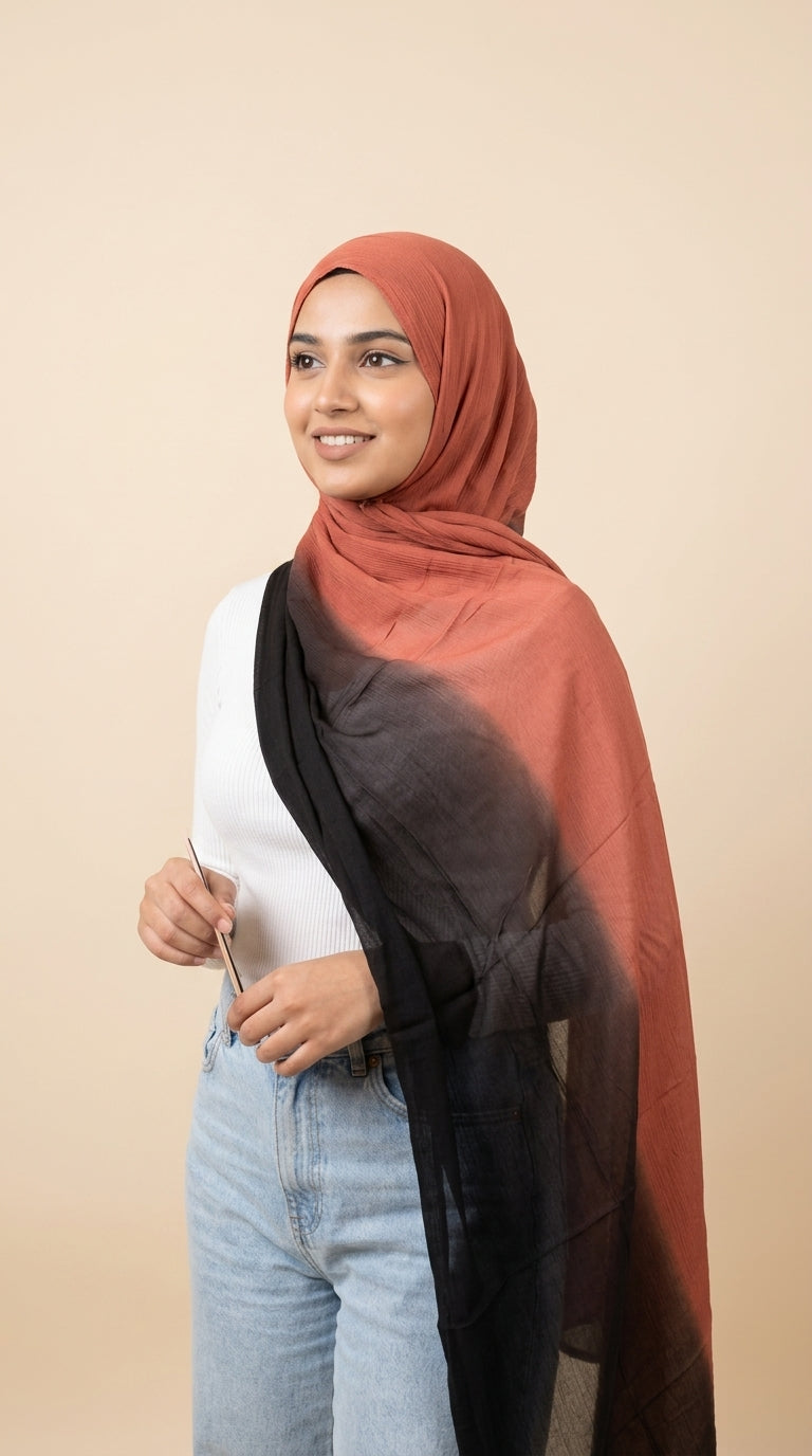 Copper Canyon Premium Ombre Modal Hijab