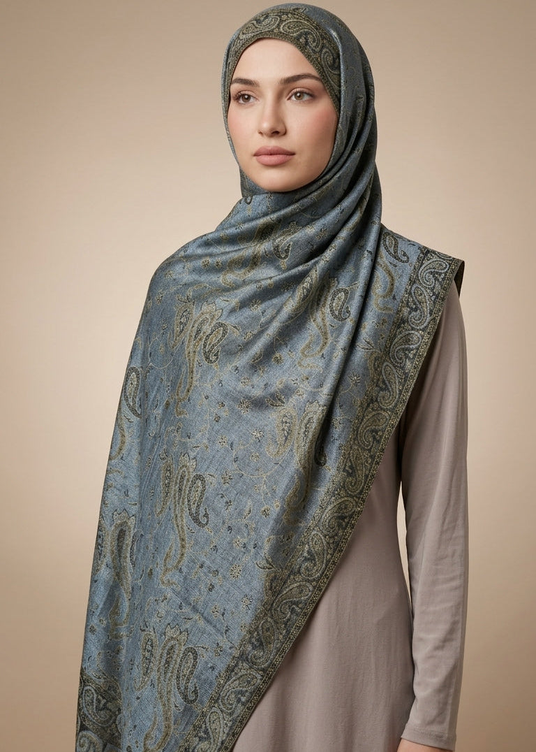 Desert Gold Cashmere Pashmina Hijab