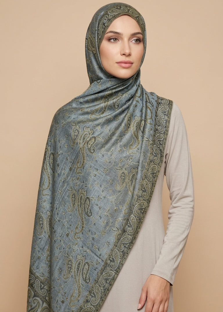 Desert Gold Cashmere Pashmina Hijab