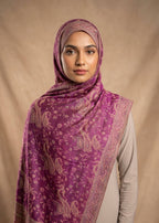 Royal Fuchsia Cashmere Pashmina Hijab