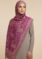 Royal Fuchsia Cashmere Pashmina Hijab