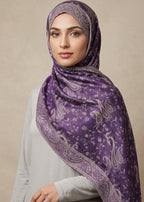 Orchid Majesty Wrap Pashmina Hijab
