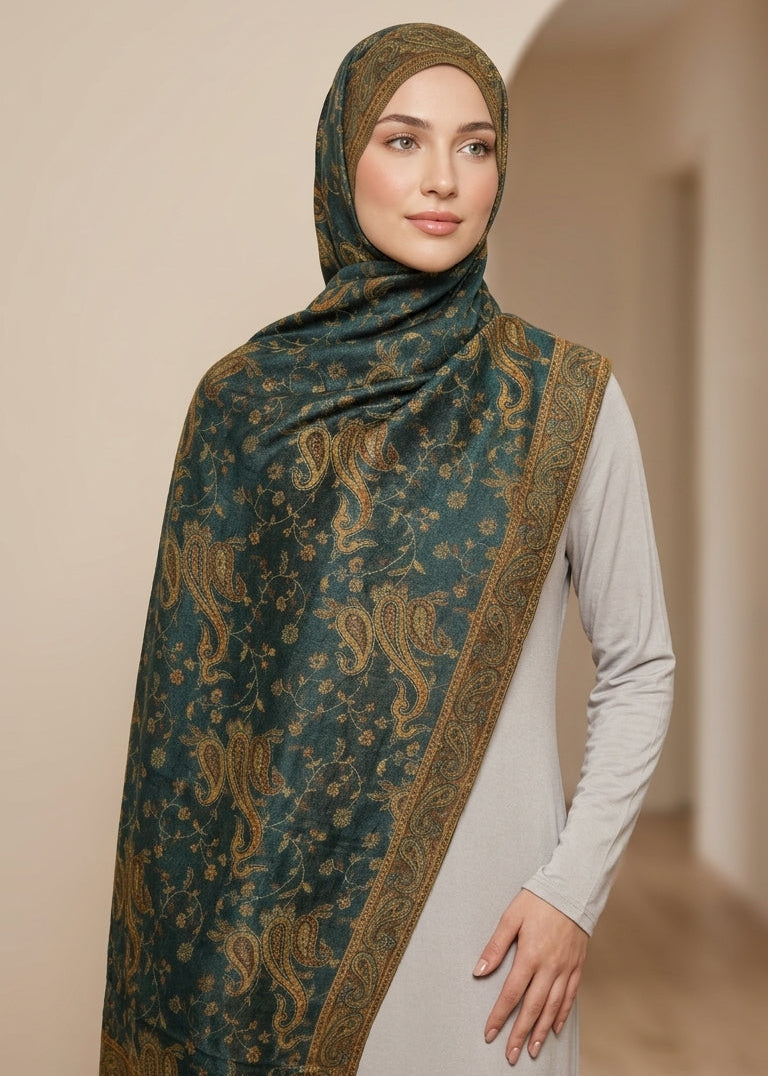 Emerald Royale Pashmina Hijab