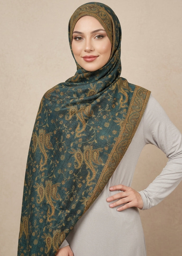 Emerald Royale Pashmina Hijab