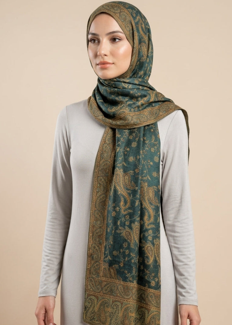 Emerald Royale Pashmina Hijab