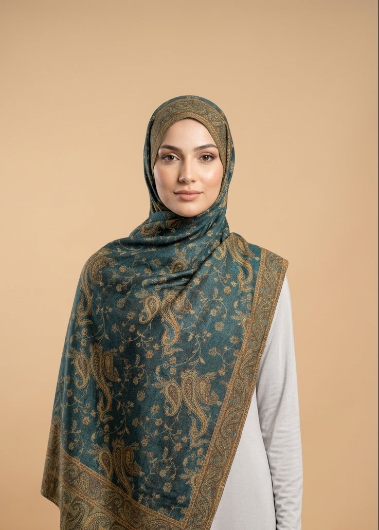 Emerald Royale Pashmina Hijab
