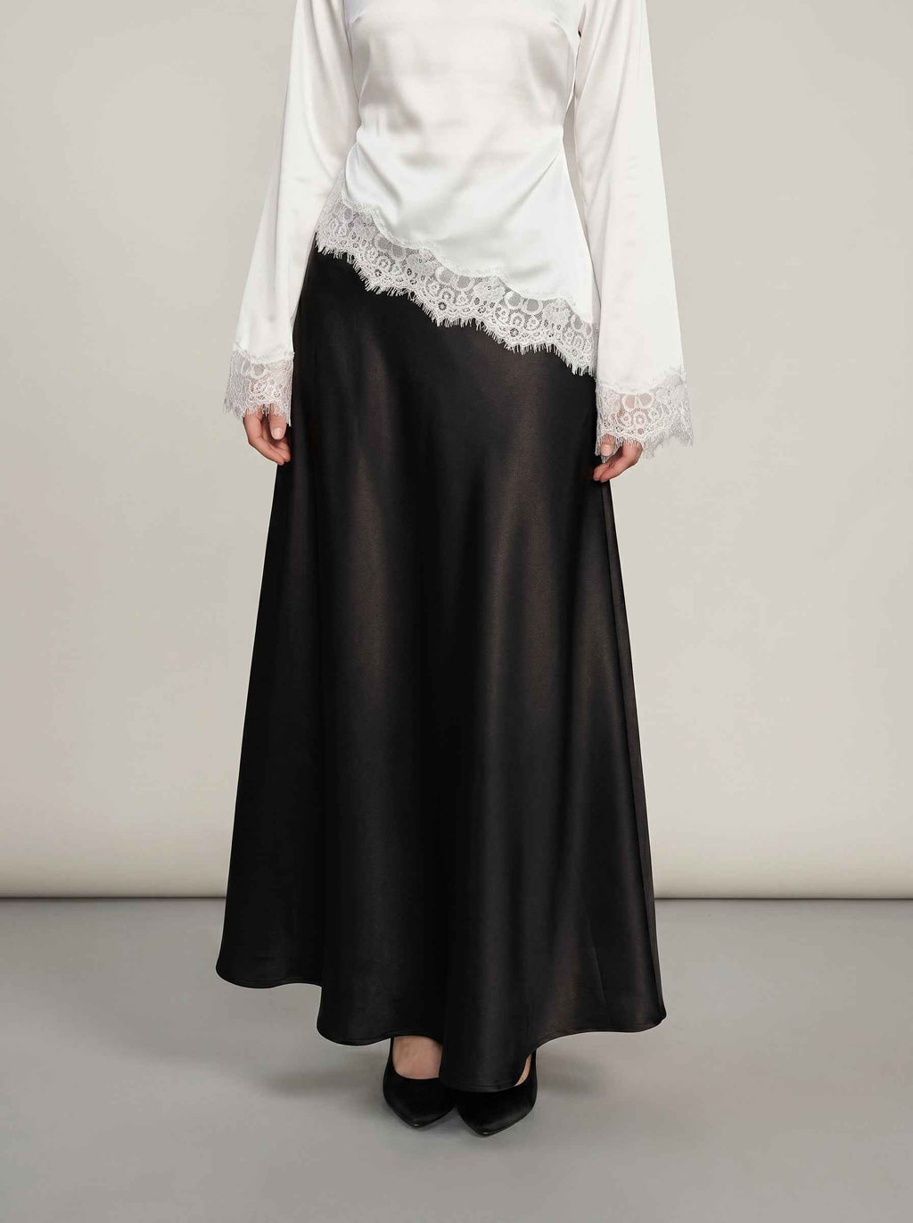 Eclipse Satin Skirt