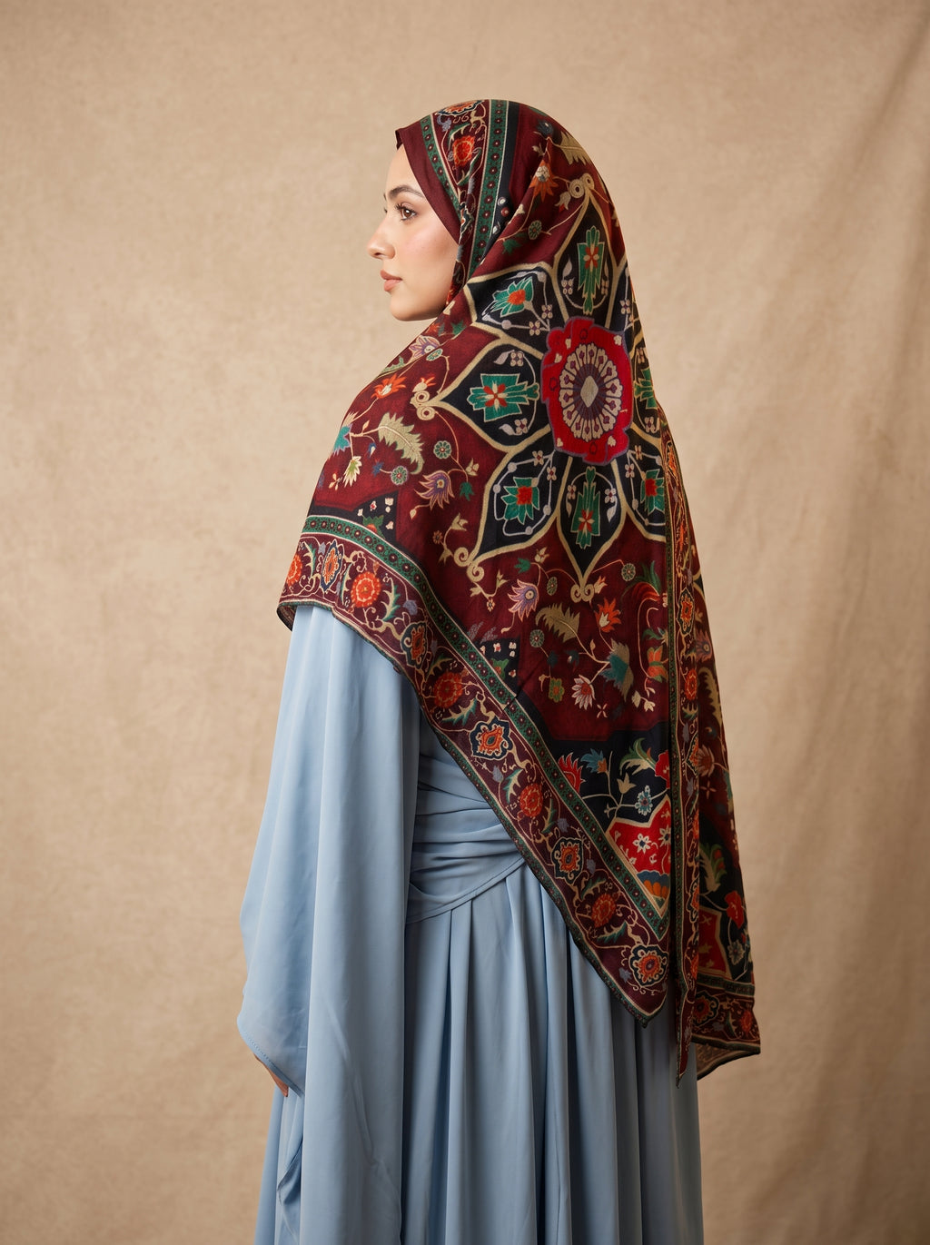 Royal Tapestry Printed Modal Hijab