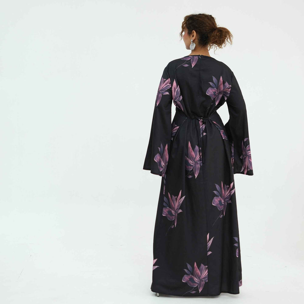Sidra Bloom Maxi Dress – Midnight Bloom